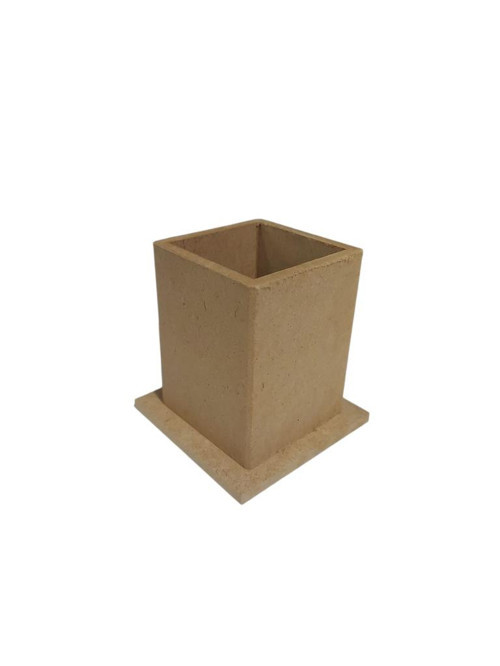 Ahşap Kalemlik Kutu 9,5x9cm