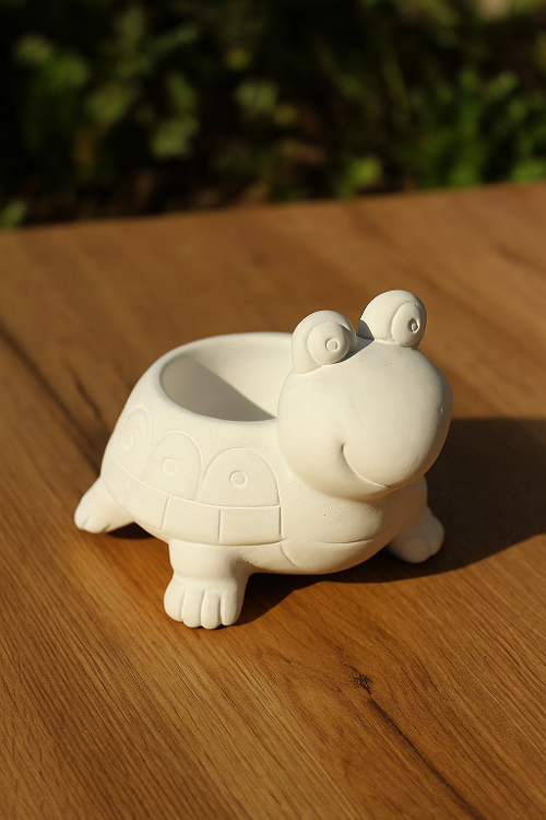 Sevimli Kaplumbağa Saksı 10,5x9cm