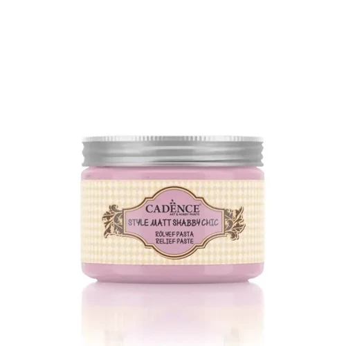 Shabby Chic Renkli Rölyef Pasta SR08 Bebek Pembe 150ml