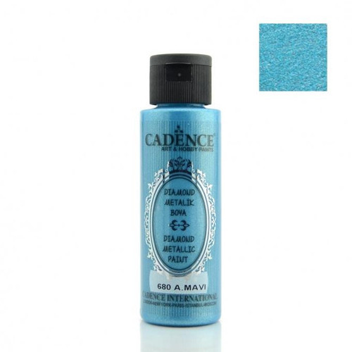 Diamond Metalik Boya 680 Açık Mavi 70ml