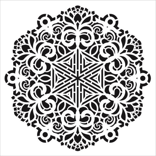 YDS Dantel Stencil (35x35) YDS-008
