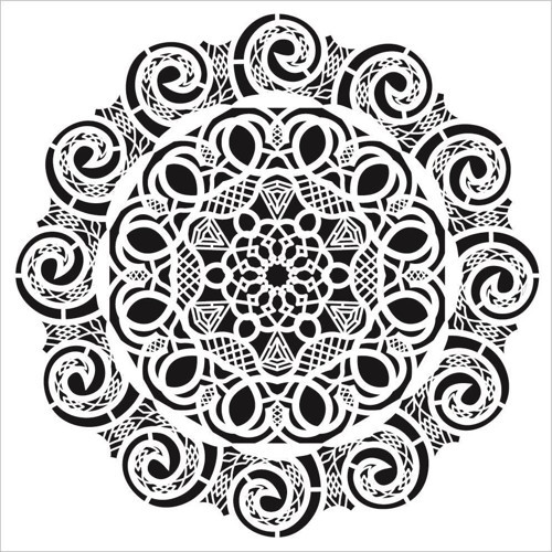 YDS Dantel Stencil (35x35) YDS-002