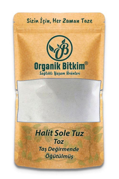 Halit Sole Tuz Taş Değirmende Öğütülmüş 1 kg x 2 Adet