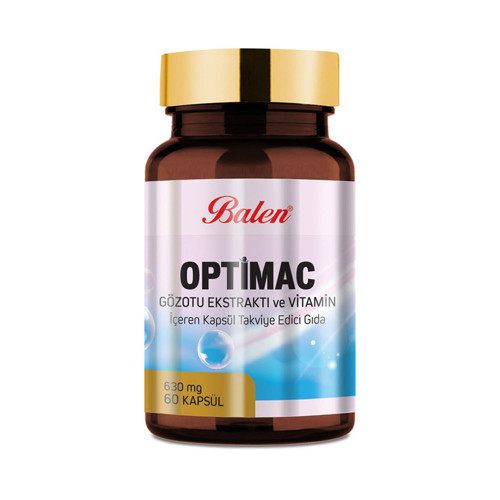 Optimac Gözotu Ekstraktı ve Vitamin 630 mg 60 Kapsül