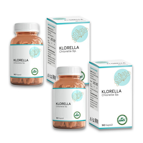 Klorella-Chlorella (Yüksek Mavi Yeşil Alg Yosun) 2x90 Kapsül
