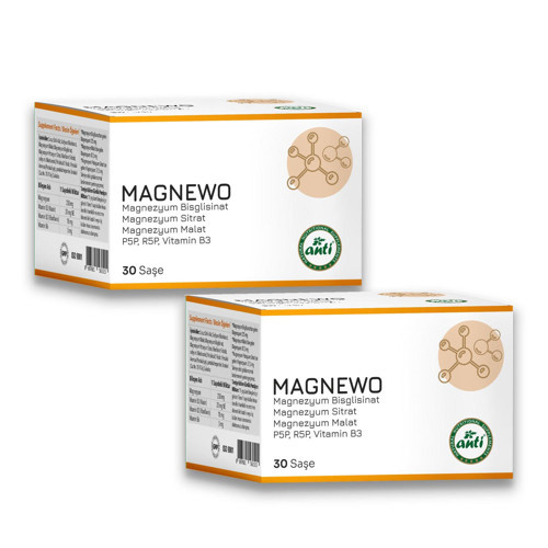 Magnewo Efervesan Magnezyum 30 Saşe x 2 Adet