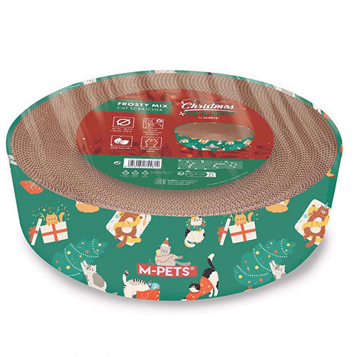 Christmas Frosty Mix Kedi Tırmalama Kartonu 41x10 Cm