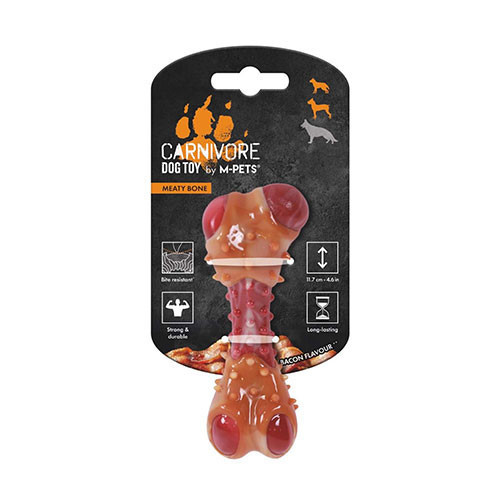 Carnivore Bone Pastırma Aromalı Kemik Köpek Oyuncağı Small 11,7x4,7x4 Cm