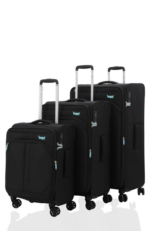 V2411 Super Lıght Valiz Black Set