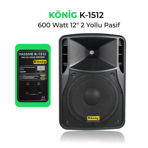 K-1512 12'' 600W PASİF KABİN