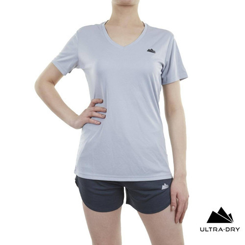 Knockout Ultra Dry Kadın T-Shirt Açık Gri