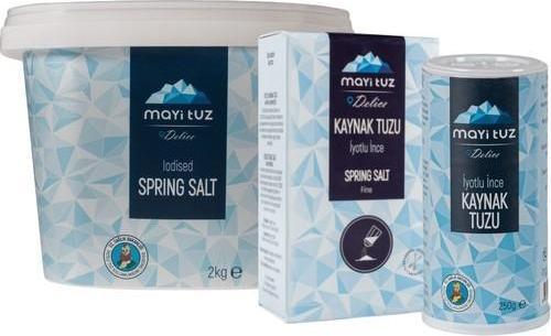Büyük Boy Sofra Tuzu Paketi (2 kg ince +600 gr + tuzluklu 250gr)