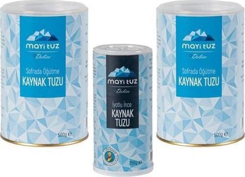 Kaynak Tuz Seti  (2 x öğütme 500 gr + tuzluklu 250 gr)