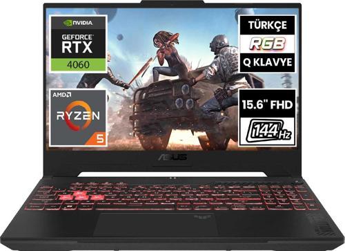 TUF Gaming A15 FA507NV-LP103 Ryzen5 7535HS 16GB 512SSD RTX4060 15.6" FullHD FreeDOS Taşınabilir Bilgisayar