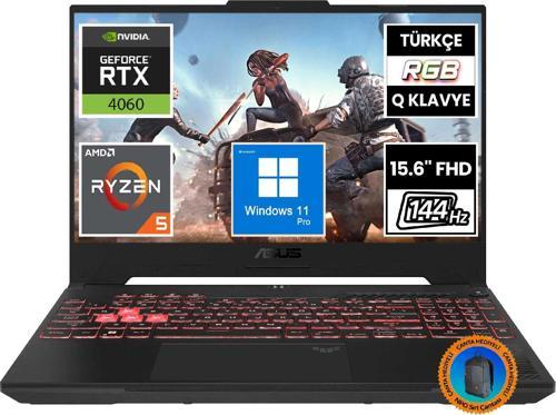TUF Gaming A15 FA507NV-LP103A9 Ryzen5 7535HS 16GB 512SSD RTX4060 15.6" FullHD W11P Taşınabilir Bilgisayar-CNT010