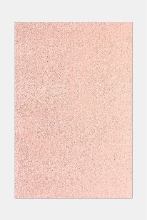 Mest Pembe Premium Kadifemsi Halı Oturma Odası-Salon-Mutfak-Kaymaz Taban -Yıkanabilir-Modern