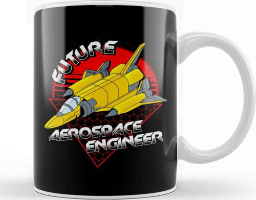 Future Aerospace Engineer Rocket Engineering Pun Kupa Bardak Porselen