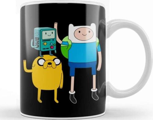 Finn Jake Bmo Adventure Time Kupa Bardak Porselen