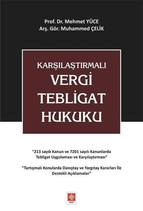 Karşılaştırmalı Vergi Tebligat Hukuku