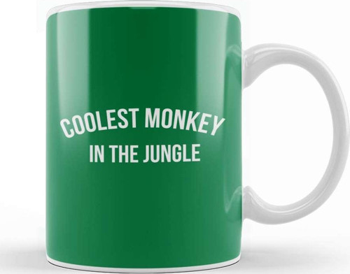Coolest Monkey In The Jungle Kupa Bardak Porselen