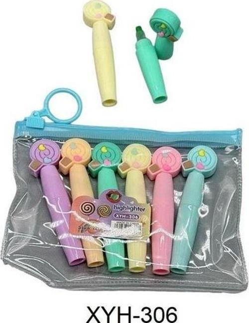 Fosforlu Lolipop Mini 6'lı Set