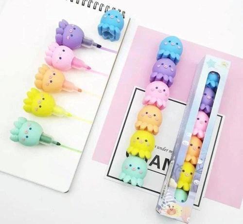 Fosforlu Ahtapot 6'lı Set