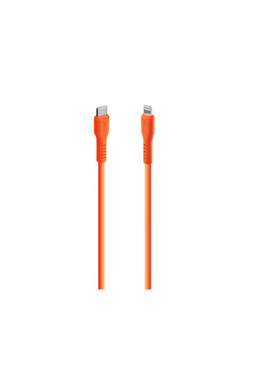 USB-C - Lightning Hızlı Şarj Kablosu 120cm Neon Turuncu