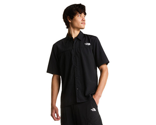 M Packable Short Sleeve Shirt Erkek Outdoor Kısa Kollu Gömlek NF0A8FTQJK31 Siyah
