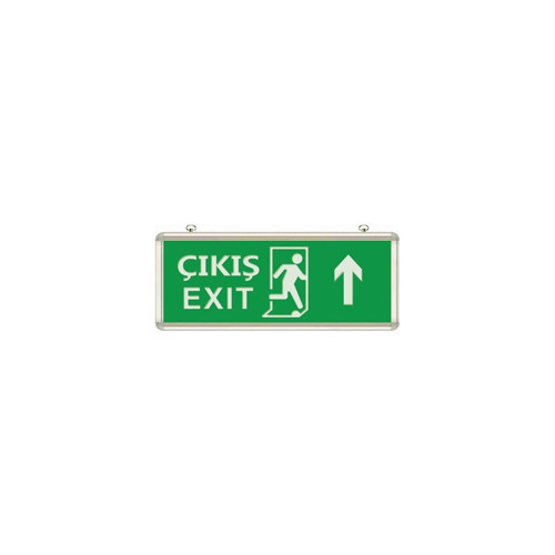 5123 Yukarı Ok Yönlü LED EXIT ÇIKIŞ Tabelası