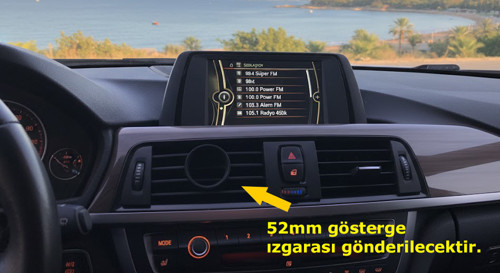 F30 - F31 - F34 ve F35 kasa 2012 - 2018 Gösterge Pod 52mm