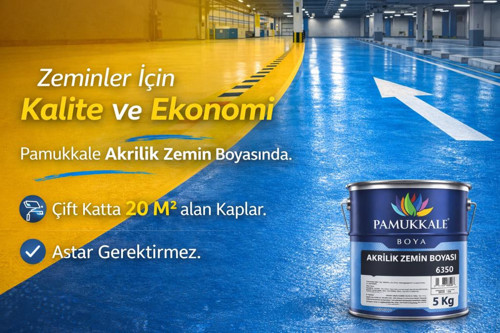 Akrilik Zemin Boyası 5 Kg Ral 5002 Parlement Mavi