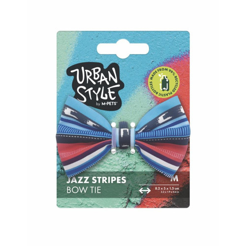 Urban Style Jazz Stripes Kedi Papyonu M