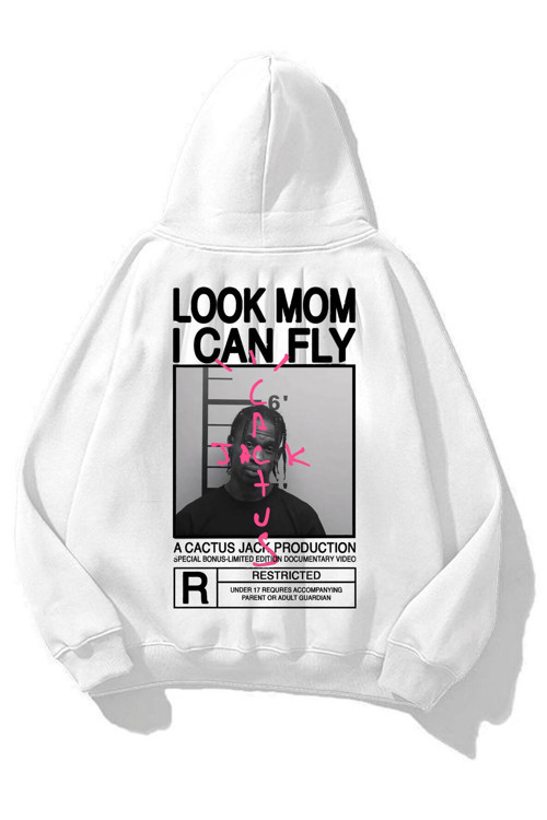 Uçabiliyorum Baskılı Kapüşonlu Sweatshirt Hoodie