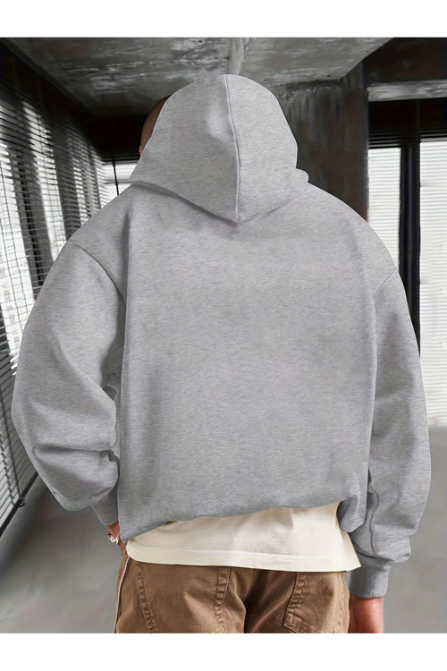 Unisex Oversize Kapüşonlu Sweatshirt Face The Future