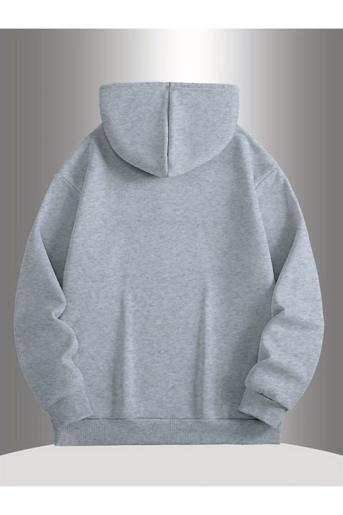 Unisex Oversize Kapüşonlu Sweatshirt Paris Yazılı