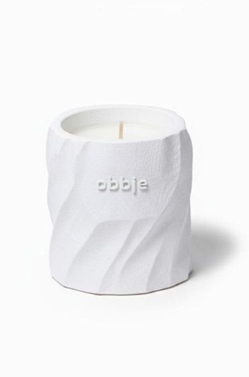 Artisan Collection Odunsu Kokulu Beton Mum | Beyaz Renk | Dekoratif & Modern Tasarım