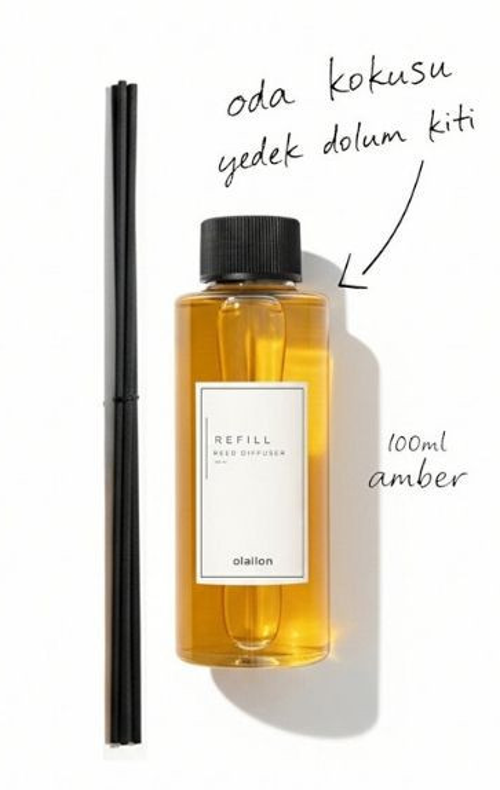 olailon Amber Kokulu Oda Kokusu Yedek Dolum Kiti – 100 ml