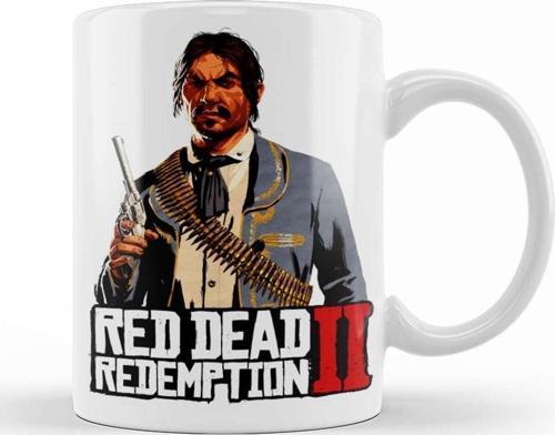 Red Dead Redemption Javier Escuela Kupa Bardak Porselen