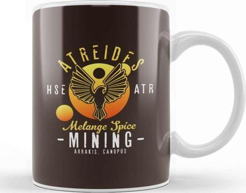 Dune Atreides Melange Spice Mining Kupa Bardak Porselen