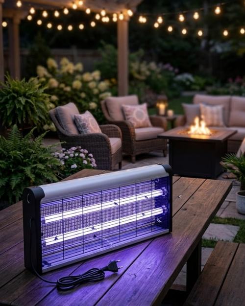 tekno Ev Balkon Mutfak İçin Elektrikli Sinek Savar 10W UV Işıklı Lamba 2026
