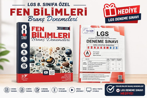 BEYİN TAKIMI LGS 15 FEN BİLİMLERİ DENEME-8.SINIF KURUMSAL DENEME HEDİYELİ!!