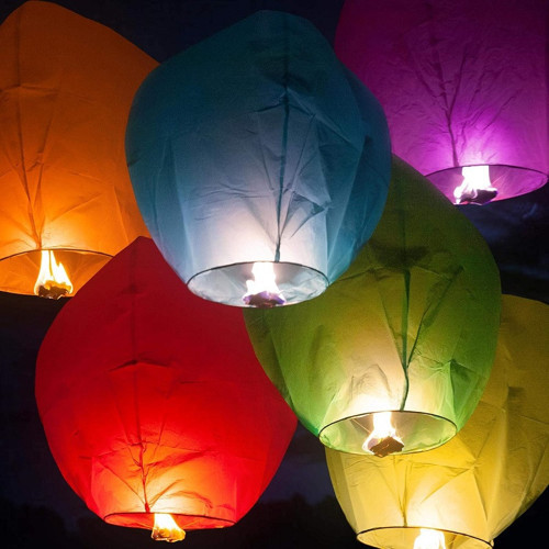 VIP YÜKSEK KALİTE 89 ADET DİLEK BALONU DİLEK FENERİ SKY LANTERN SORUNSUZ UÇAR KLASİK SEVENLERE ÖZEL