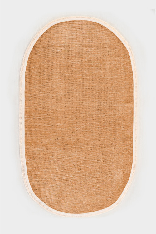 Aheste-Hardal-Oval-Salon-Oturma Odası-Koridor-Mutfak-Modern-Kilim-Yıkanabilir-Taban-Robot Süpürge