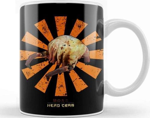Head Crab Retro Japanese Half Life Kupa Bardak Porselen