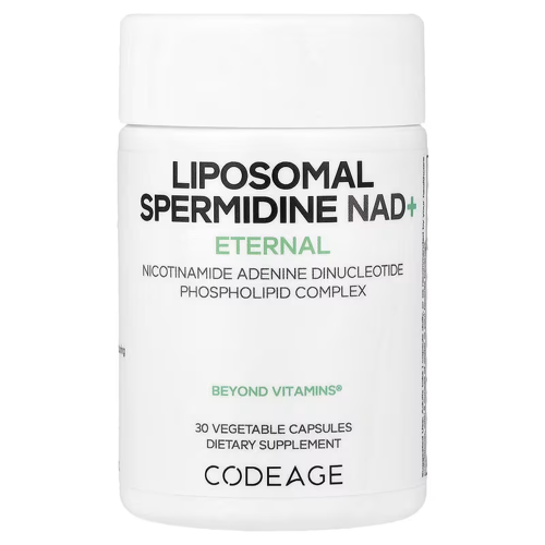 Codeage Liposomal Spermidine NAD+ Brain & Cognitive 30 Vegetable Capsules