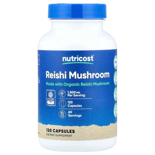 Organic Reishi Mushroom 120 Capsules