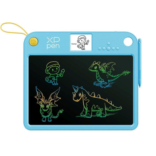 Doodle Çizim ve İngilizce Öğreten Tablet Mavi 13.3 İnç, Sesli Eğitim, USB-C Şarjlı Learning Board
