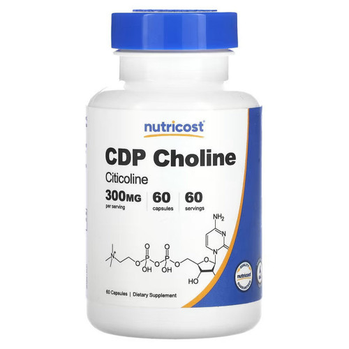 CDP Choline Citicoline 300 mg 60 Capsules