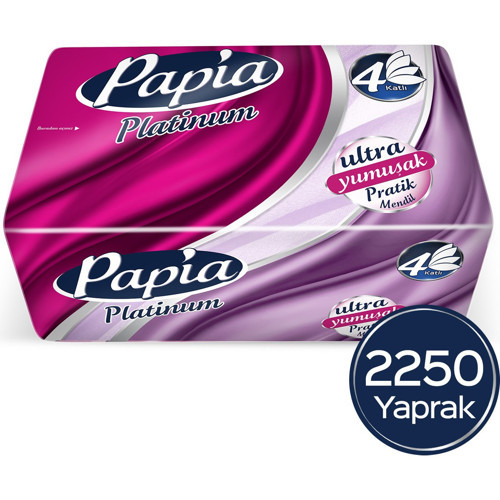 Platinum Pratik Mendil 125'li (18 Paket X 125 Yaprak)