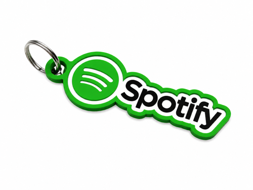 Spotify Tasarımlı Anahtarlık | Sert Plastik Dayanıklı Anahtarlık | Şık ve Modern Aksesuar